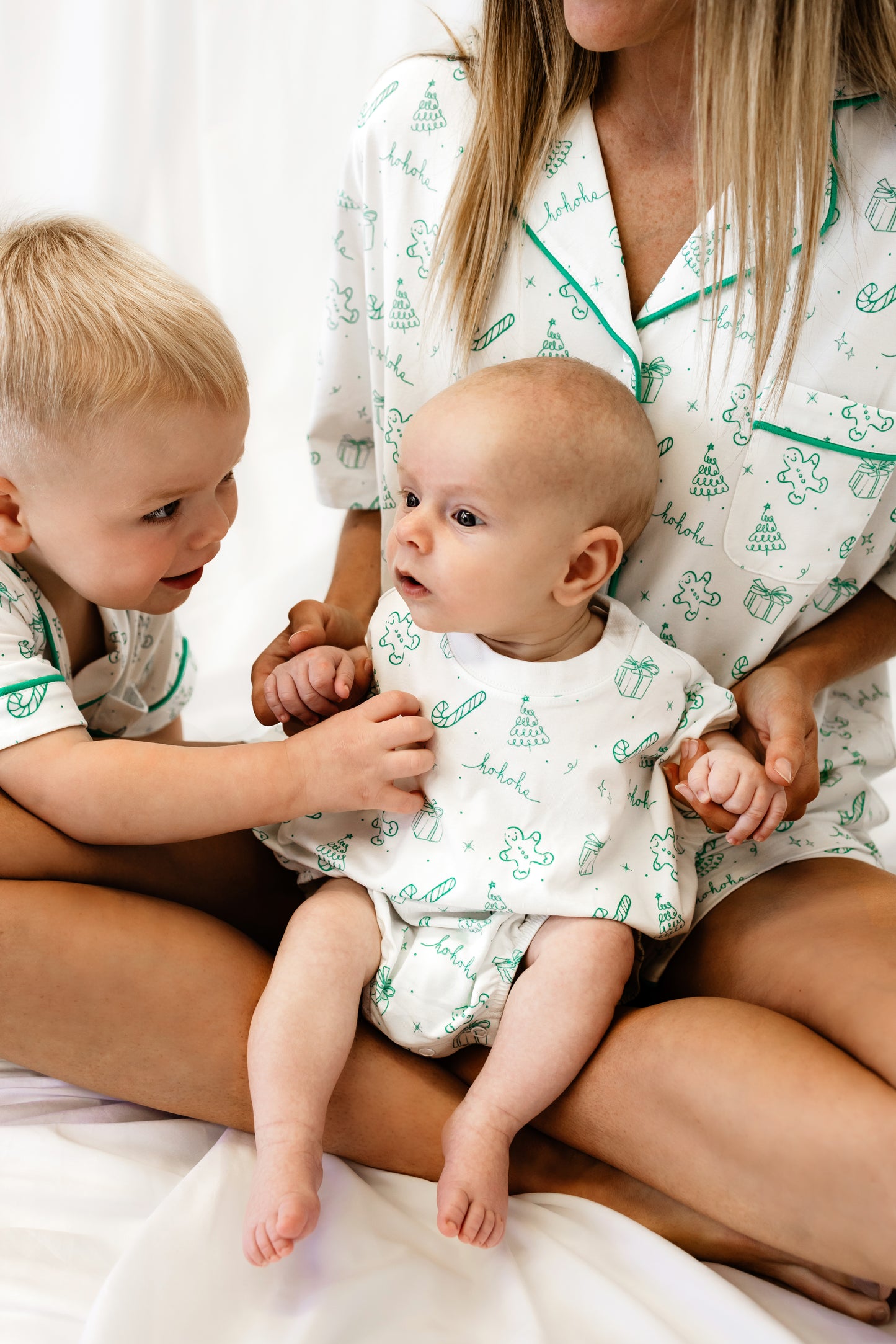 Baby Romper - Mistletoe Mint