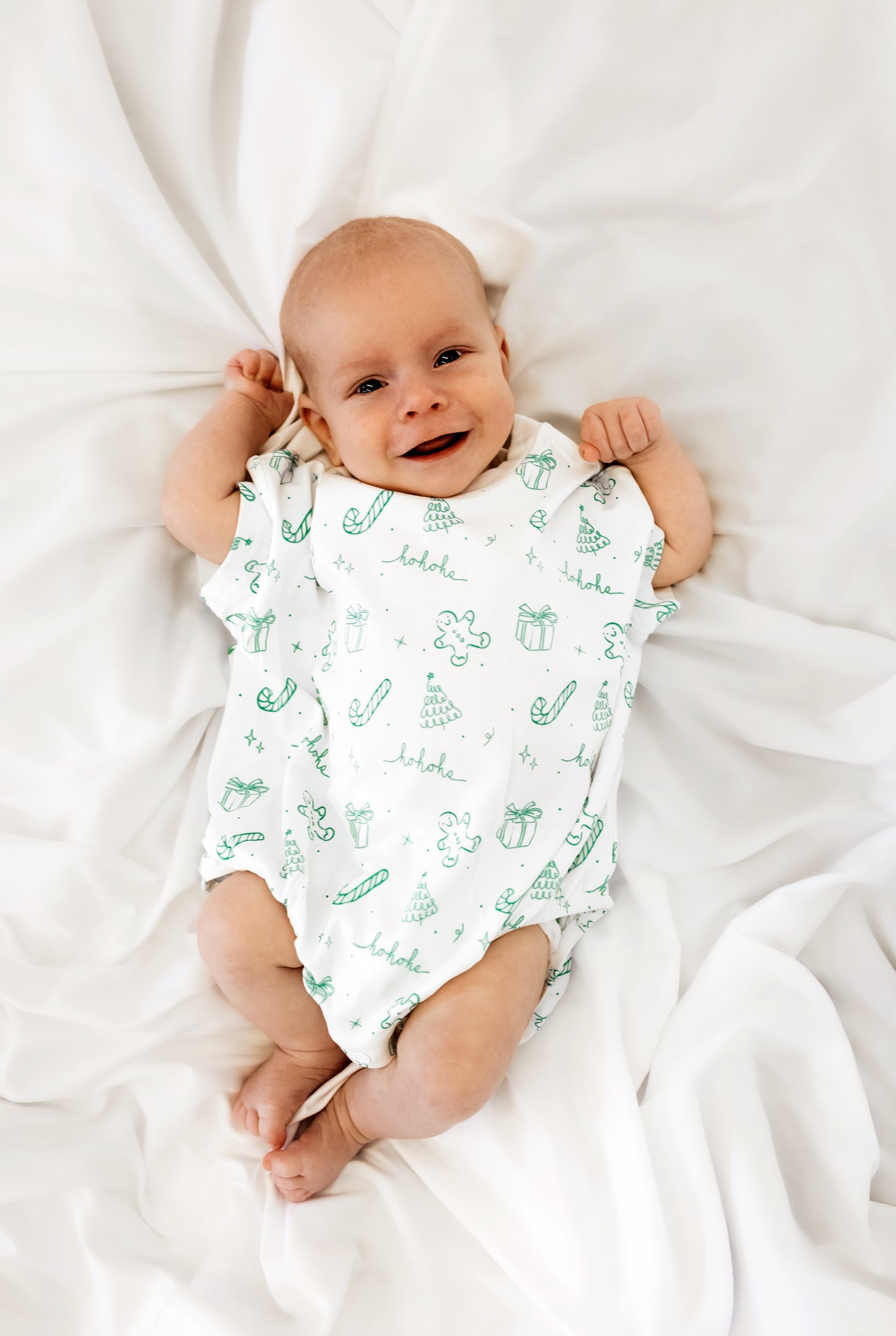 Baby Romper - Mistletoe Mint