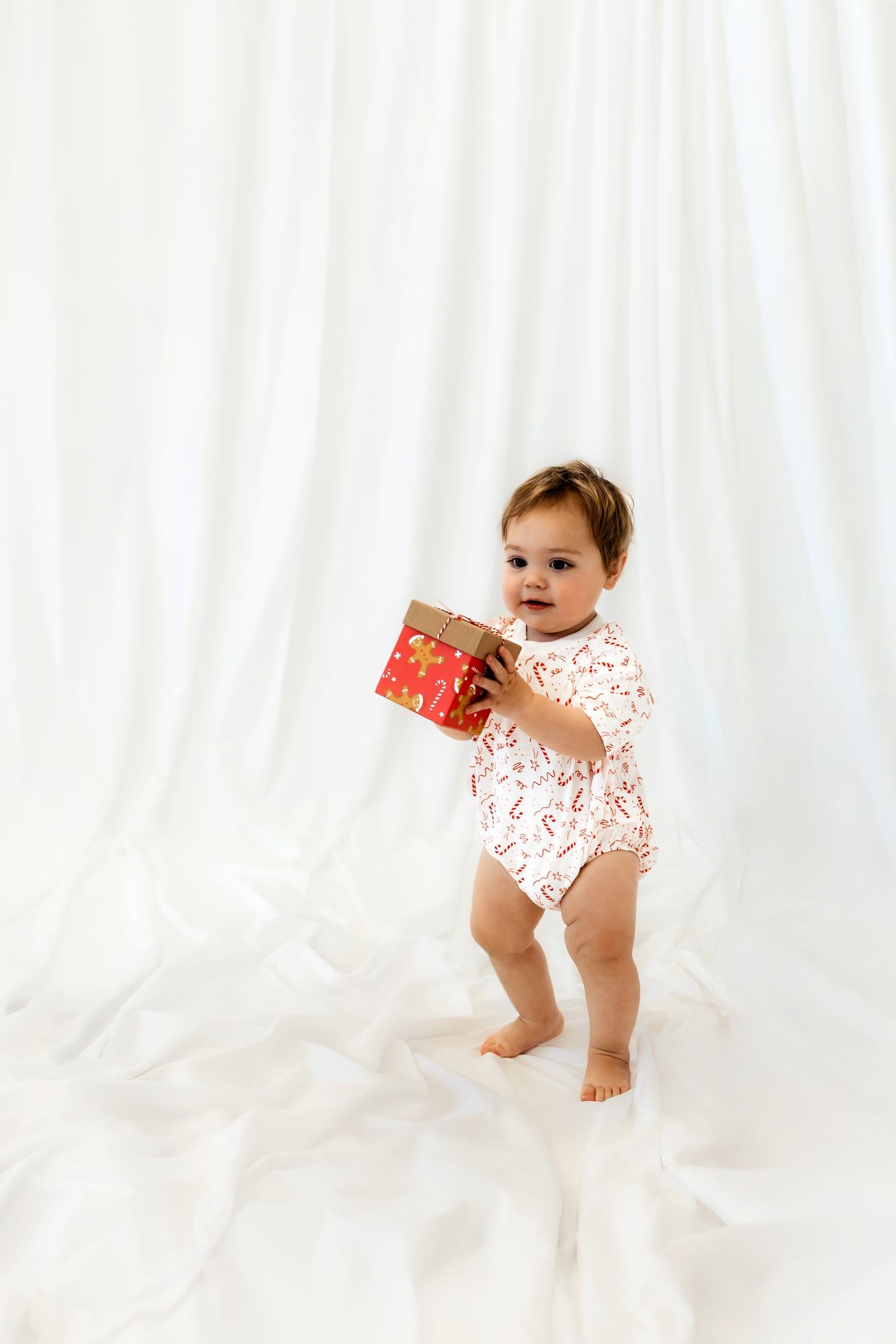 Baby Romper - Candy Cane Lane