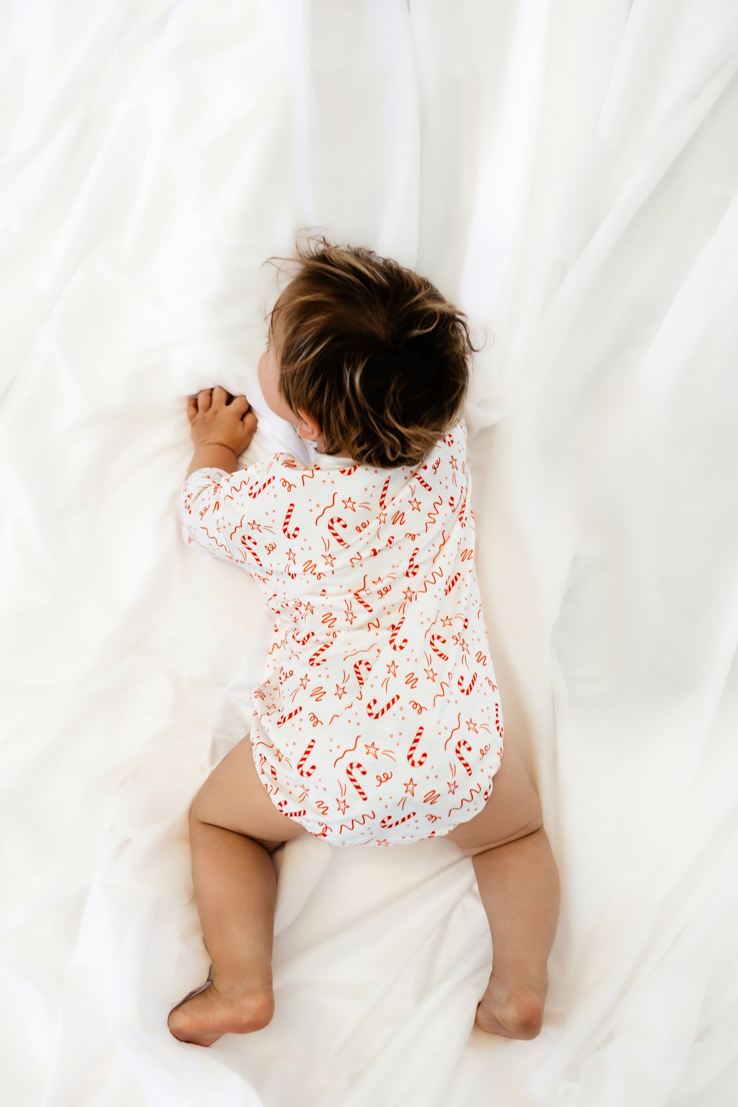 Baby Romper - Candy Cane Lane