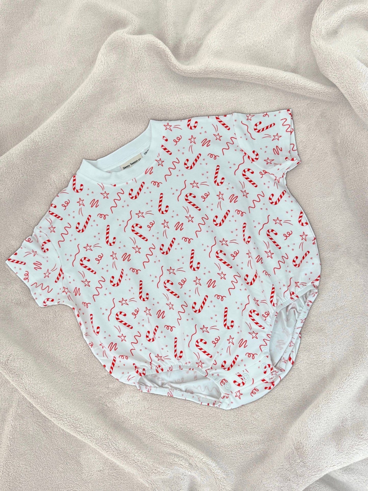 Baby Romper - Candy Cane Lane